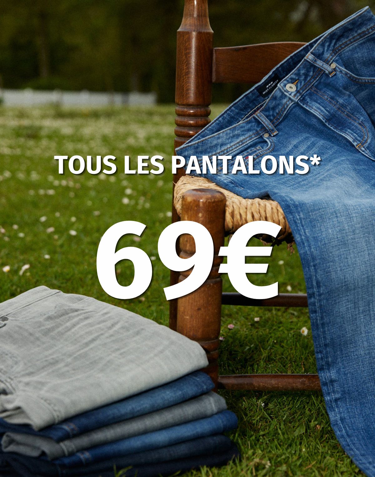 Jeans de jogging décontractés en coton pour - Temu France