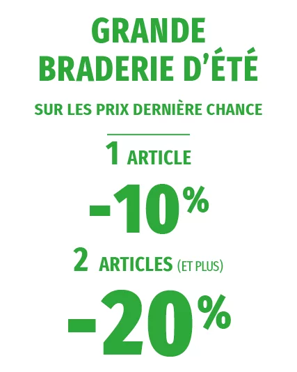 Braderie d'été 2024