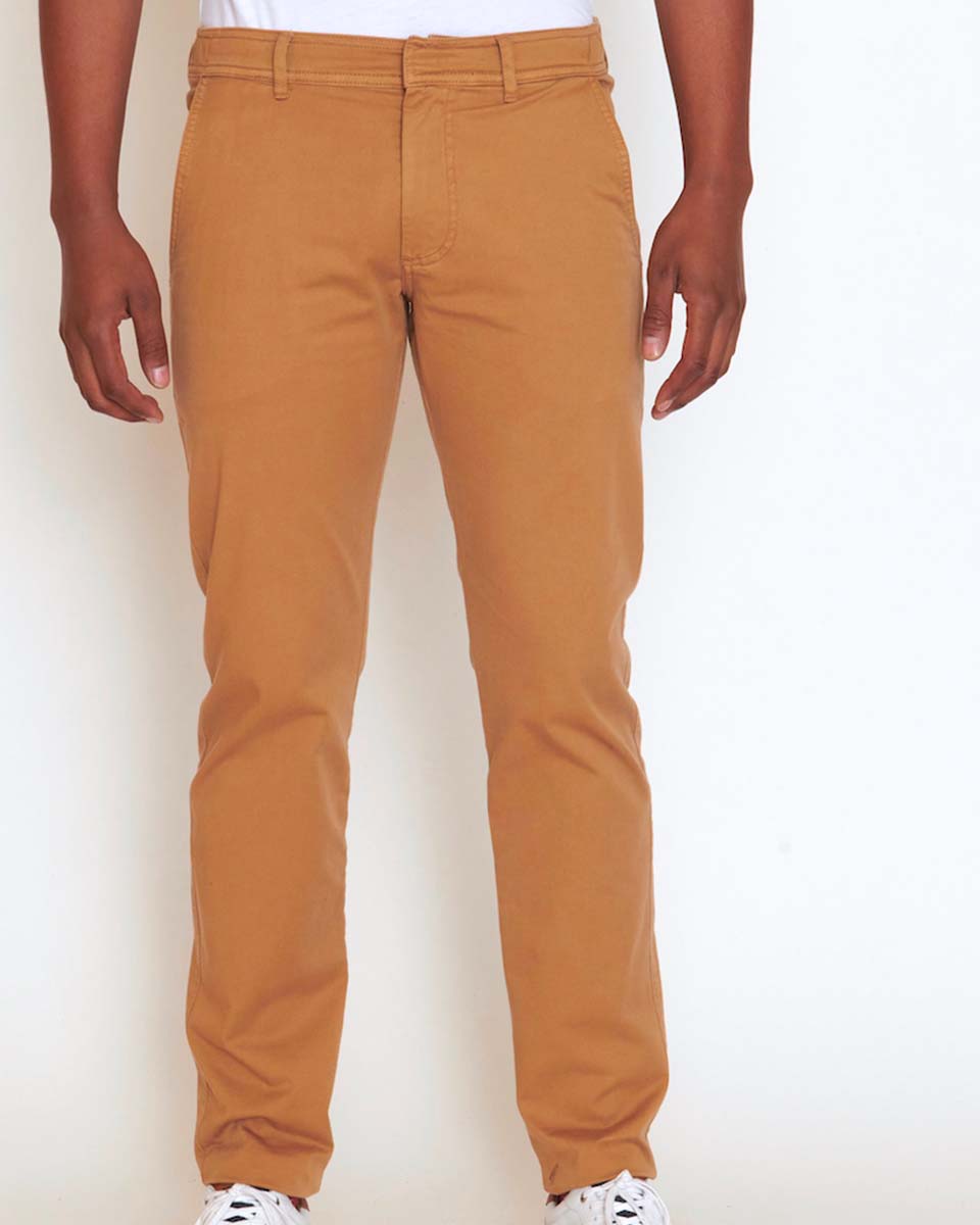 Chino best sale homme marron