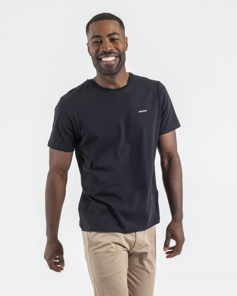 ESPRIT – T-shirt en coton mélangé à poche-poitrine sur notre boutique en  ligne