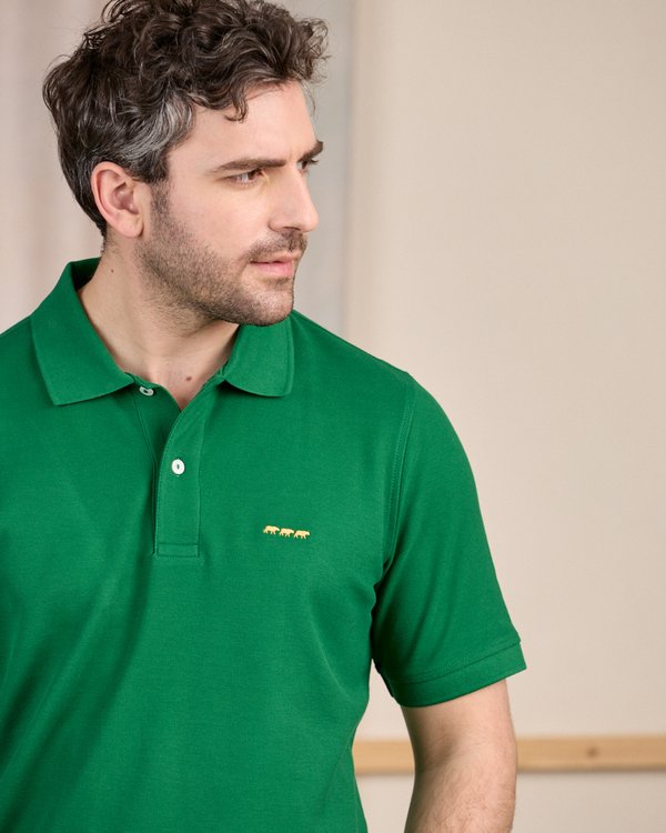 Polo Collin vert