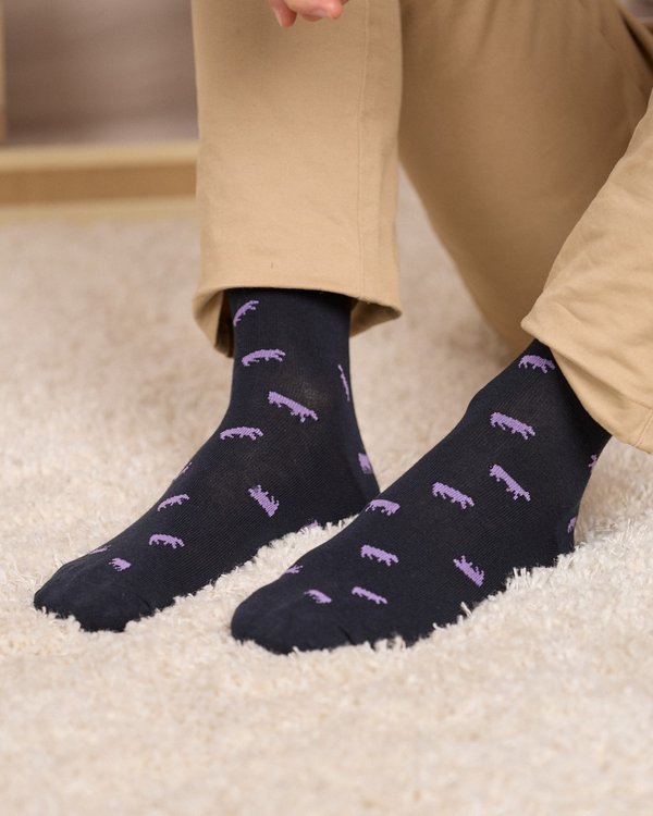 Chaussettes Bollie violet