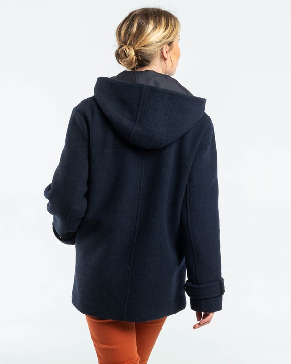 Manteau caban Alban bleu I Mise au Green