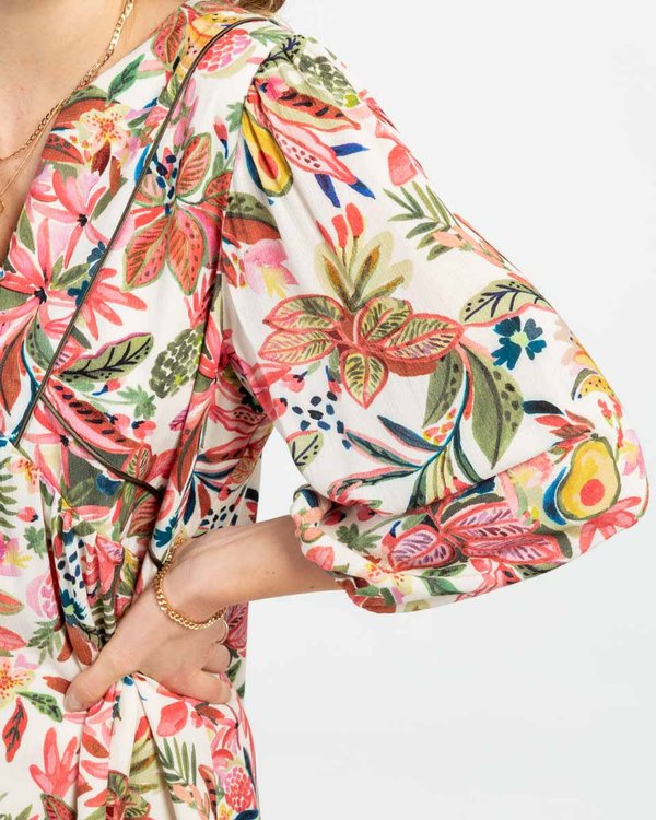 Robe femme tropical hot sale