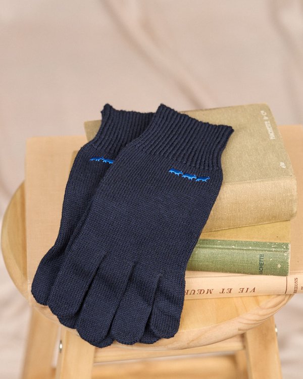 Gants Connie bleu