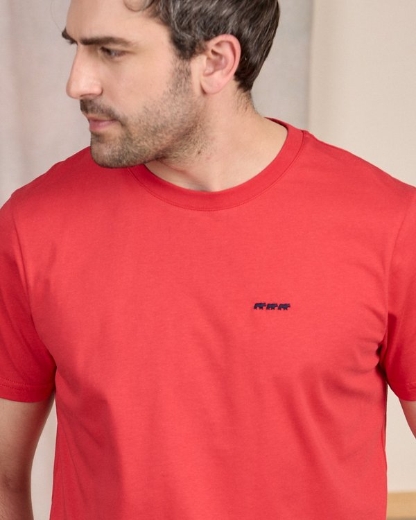 T-shirt Cédric rouge