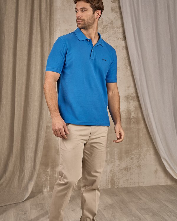 Polo Collin bleu