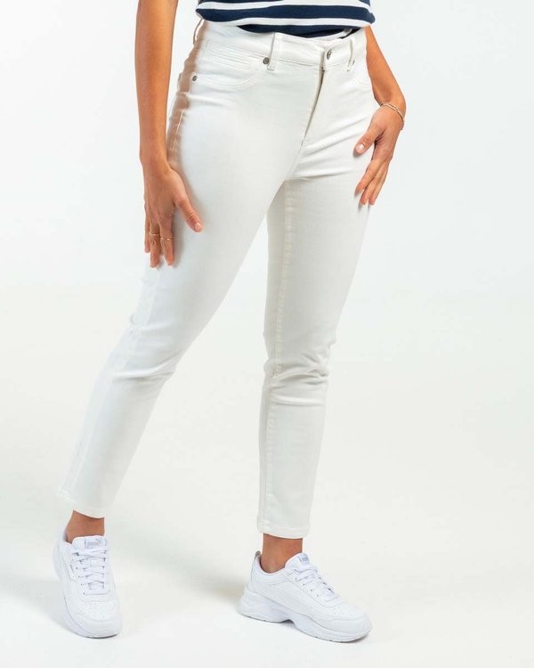 Pantalon slim blanc sale