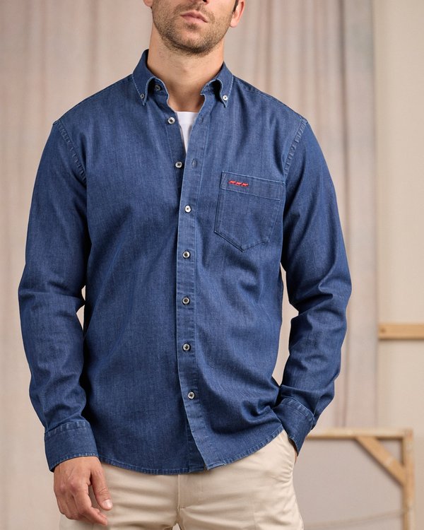 Chemise Campus bleu