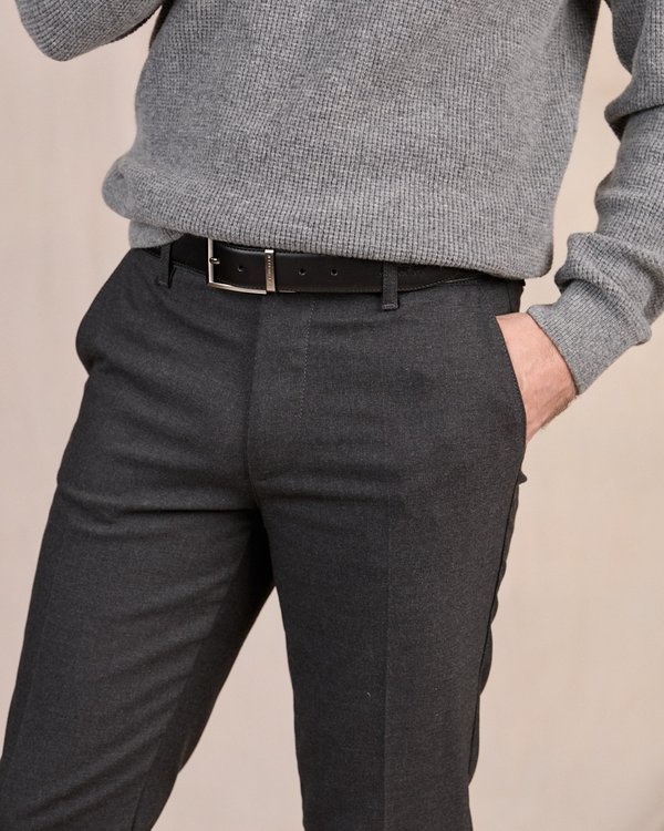 Pantalon en flanelle gris