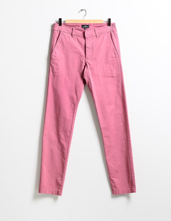 Pantalon chino Lucas uni taille élastique