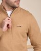 Pull col camionneur beige