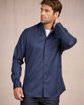 Chemise unie bleu