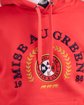 Hoodie blason rouge