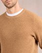 Pull point grain de riz beige