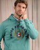 Hoodie blason vert