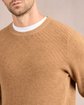 Pull point grain de riz beige