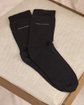 Chaussettes unies Bambou noir