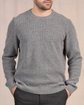 Pull point grain de riz gris