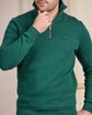 Sweat uni col camionneur vert